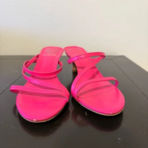Vince Camuto Pink Kitten Heel Sz 9 - Picture 2 of 9